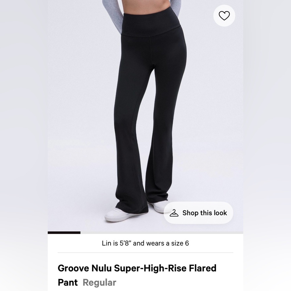 Lululemon Groove Nulu Super High Rise Flared Pant